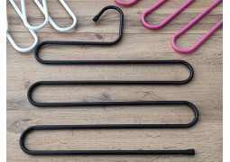 Вішалка-плечики для шарфа на 5 рівнів (чорні)